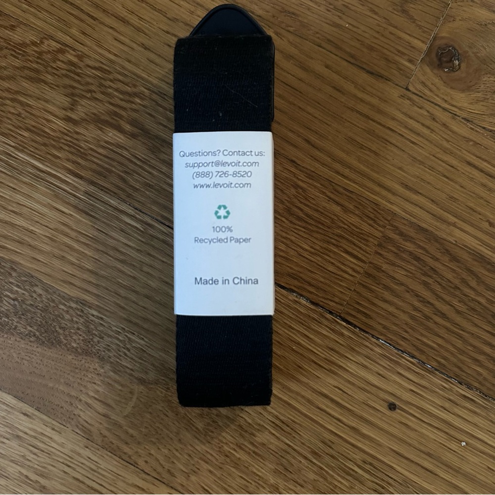 NWT Yoga Essentials by Levoit Black Yoga Strap - Picture 4 of 7